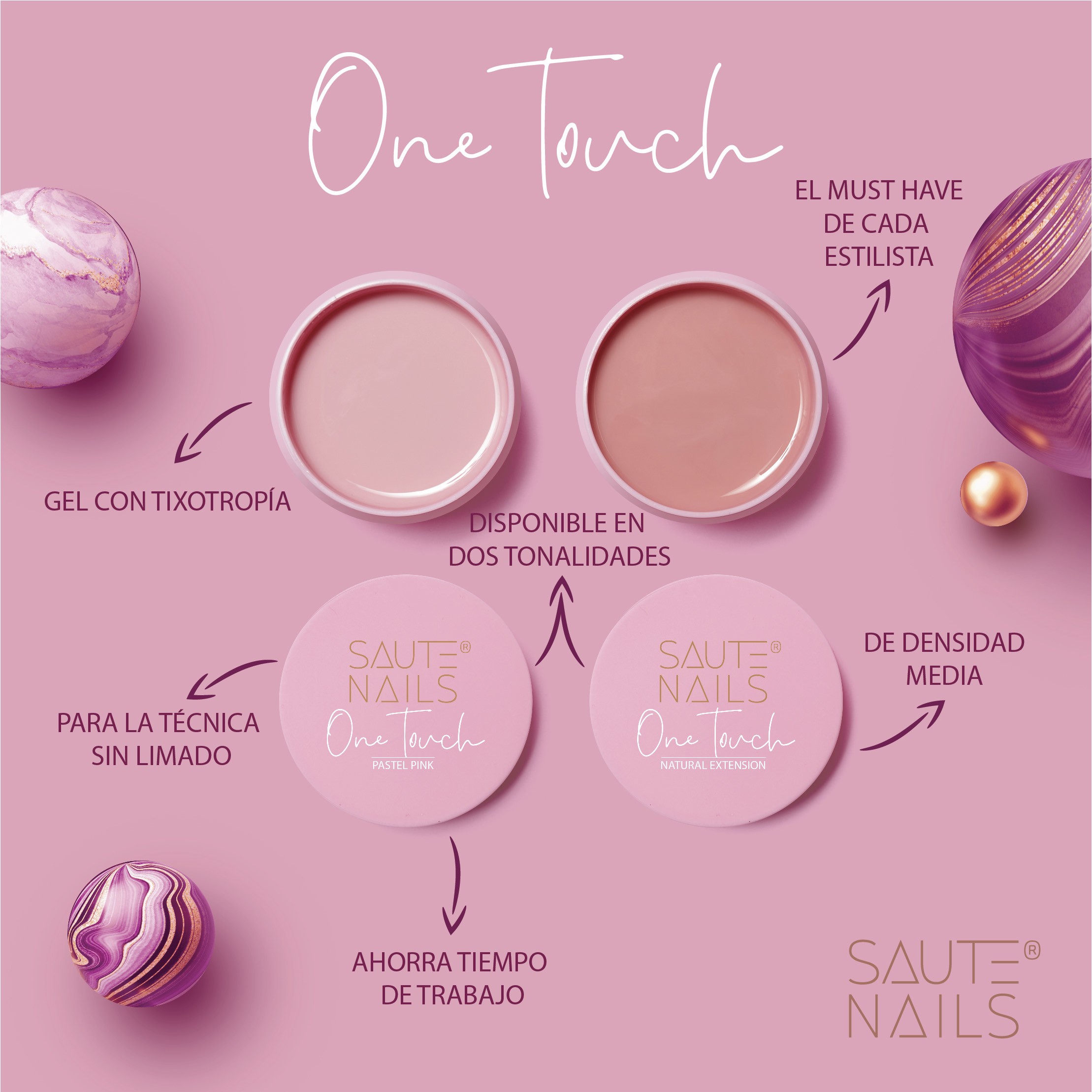 Gel One Touch Natural Extension 30g