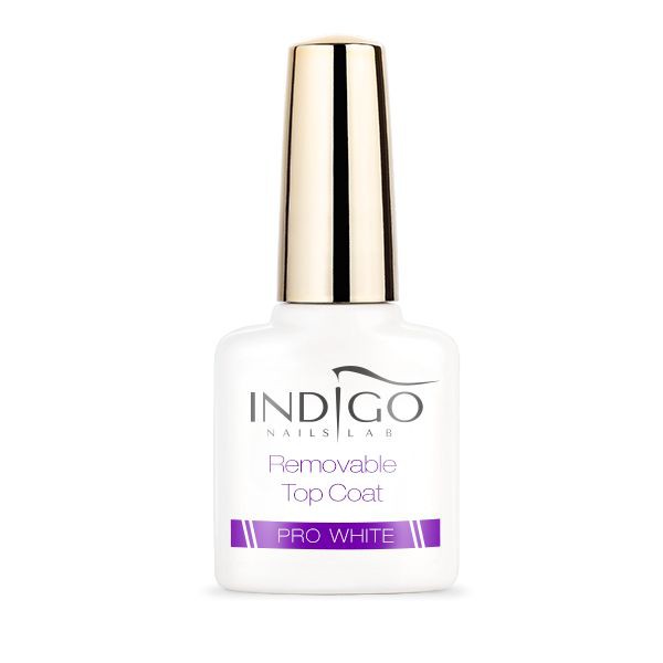 Removable Top Coat Pro White, 7ml